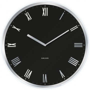 Nástenné hodiny KA5424BK čierne Karlsson 60cm