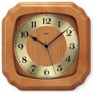 Nástenné hodiny 5866/9 AMS riadené rádiovým signálom 26cm