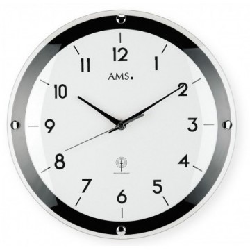 Nástenné hodiny 5906 AMS riadené rádiovým signálom 31cm Nástenné hodiny 5906 AMS riadené rádiovým signálom 31cm