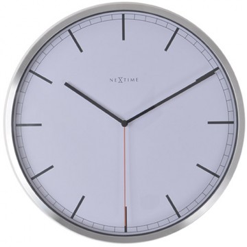 Nástenné hodiny 3071wi Nextime Company White Stripe 35cm Nástenné hodiny 3071wi Nextime Company White Stripe 35cm