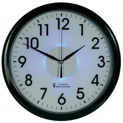 Nástenné hodiny DCF so súmrakovým čidlom EUROTIME, 30 cm