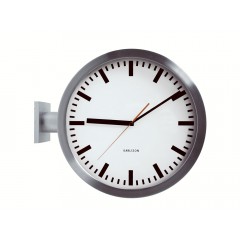 Nástenné hodiny 850551 Karlsson Double 38cm