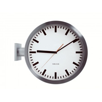 Nástenné hodiny 850551 Karlsson Double 38cm