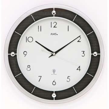 Nástenné hodiny 5854 AMS riadené rádiovým signálom 31cm