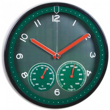 Nástenné hodiny MPM, 3084.40 - zelená, 31cm