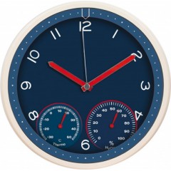 Nástenné hodiny MPM, 3084.30 - modrá, 31cm