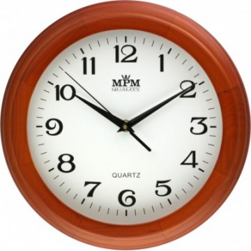 Nástenné hodiny MPM 3050.51 - hnedá svetlá, 27cm Nástenné hodiny MPM 3050.51 - hnedá svetlá, 27cm