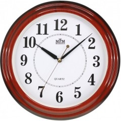 Nástenné hodiny MPM, 2926.55.SW - gaštan, 34cm Nástenné hodiny MPM, 2926.55.SW - gaštan, 34cm
