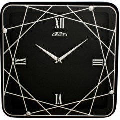 Nástenné hodiny PRIM, 3055.90 - čierna, 29cm