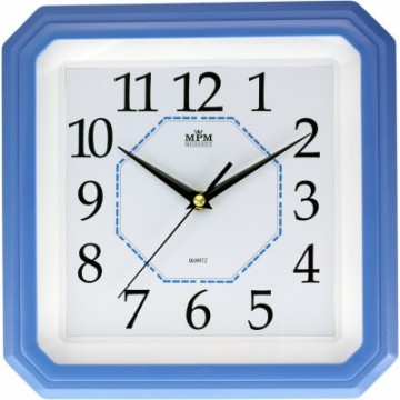 Nástenné hodiny MPM, 2418.31.SW - modrá svetlá, 28cm Nástenné hodiny MPM, 2418.31.SW - modrá svetlá, 28cm