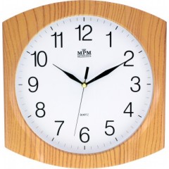 Nástenné hodiny MPM, 2437.60 - oranžová, 31cm Nástenné hodiny MPM, 2437.60 - oranžová, 31cm