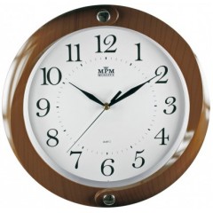 Nástenné hodiny MPM, 2441.52.SW - hnedá tmavá, 34cm Nástenné hodiny MPM, 2441.52.SW - hnedá tmavá, 34cm