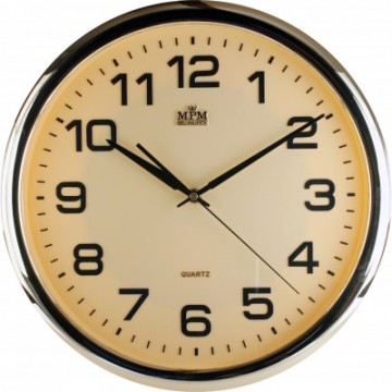 Nástenné hodiny MPM, 2450.8080.SW - zlatá/zlatá, 36cm Nástenné hodiny MPM, 2450.8080.SW - zlatá/zlatá, 36cm