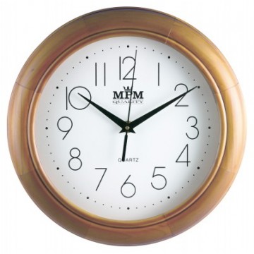 Nástenné hodiny MPM, 2474.53.W - svetlé drevo, 28cm