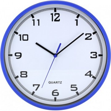Nástenné hodiny MPM, 2478.30.A - modrá, 26cm