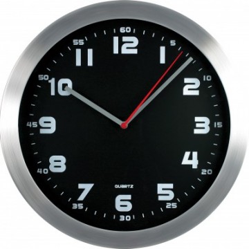 Nástenné hodiny MPM, 2482.7090 - strieborná/čierna, 30cm Nástenné hodiny MPM, 2482.7090 - strieborná/čierna, 30cm