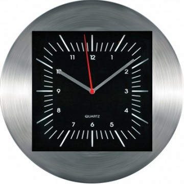 Nástenné hodiny MPM, 2486.7090 - strieborná/čierna, 30cm Nástenné hodiny MPM, 2486.7090 - strieborná/čierna, 30cm