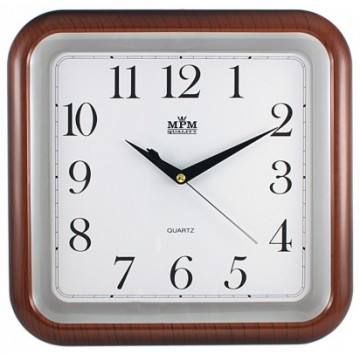 Nástenné hodiny MPM, 2440.50.SW - hnedá, 30cm Nástenné hodiny MPM, 2440.50.SW - hnedá, 30cm