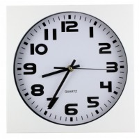 Nástenné hodiny MPM, 2500.00 - biela, 26cm Nástenné hodiny MPM, 2500.00 - biela, 26cm