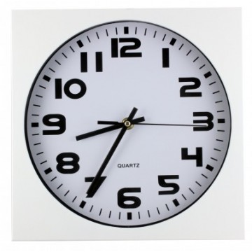 Nástenné hodiny MPM, 2500.00 - biela, 26cm Nástenné hodiny MPM, 2500.00 - biela, 26cm
