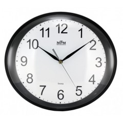 Nástenné hodiny MPM, 2534.90 - čierna, 30cm Nástenné hodiny MPM, 2534.90 - čierna, 30cm