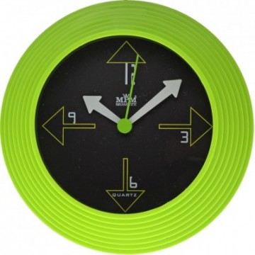 Nástenné hodiny MPM, 2690.40 - zelená, 25cm Nástenné hodiny MPM, 2690.40 - zelená, 25cm