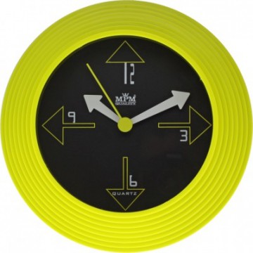 Nástenné hodiny MPM, 2690.45 - pistáciová, 25cm Nástenné hodiny MPM, 2690.45 - pistáciová, 25cm