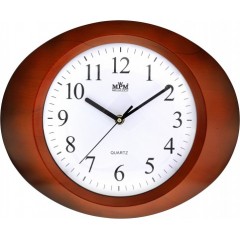 Nástenné hodiny MPM, 2810.50 - hnedá, 33cm Nástenné hodiny MPM, 2810.50 - hnedá, 33cm