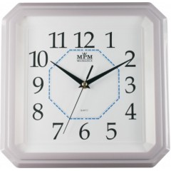 Nástenné hodiny MPM, 2418.23.SW -  ružová, 34cm