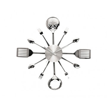 Nástenné hodiny do kuchyne UTENSILS, 58cm