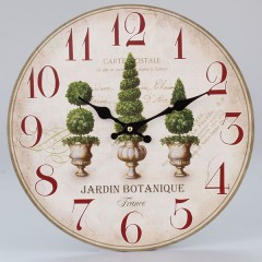 Nástenné hodiny HLC, Jardin Botanique, 34cm Nástenné hodiny HLC, Jardin Botanique, 34cm