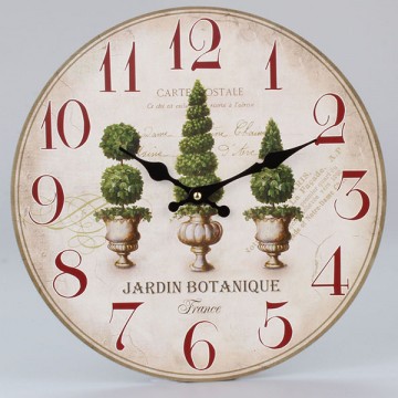 Nástenné hodiny HLC, Jardin Botanique, 34cm Nástenné hodiny HLC, Jardin Botanique, 34cm
