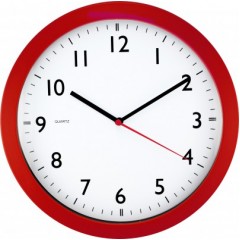 Nástenné hodiny MPM, 2476.20 - červená, 28cm