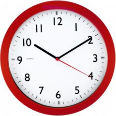Nástenné hodiny MPM, 2476.20 - červená, 28cm Nástenné hodiny MPM, 2476.20 - červená, 28cm