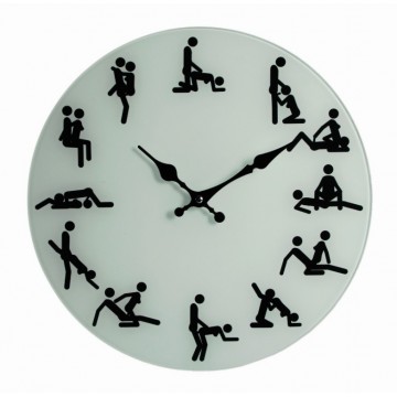 Nástenné hodiny Kámasútra, 35cm Nástenné hodiny Kámasútra, 35cm