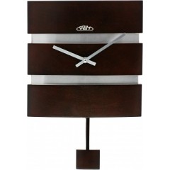Nástenné hodiny PRIM, 3059.54 - tmavé drevo, 30cm