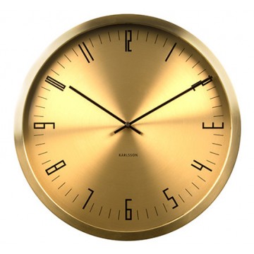 Nástenné hodiny KA5612GD Karlsson, Cased Index, 44cm