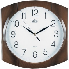 Nástenné hodiny MPM, 2437.52 - hnedá 31cm Nástenné hodiny MPM, 2437.52 - hnedá 31cm