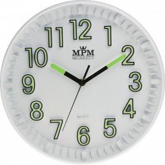 Nástenné hodiny MPM, 3231.00 - biela , 30cm Nástenné hodiny MPM, 3231.00 - biela , 30cm