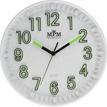 Nástenné hodiny MPM, 3231.00 - biela , 30cm Nástenné hodiny MPM, 3231.00 - biela , 30cm