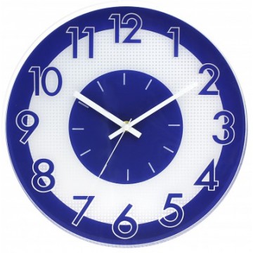 Nástenné hodiny MPM, 3234.30 - modrá, 30cm Nástenné hodiny MPM, 3234.30 - modrá, 30cm