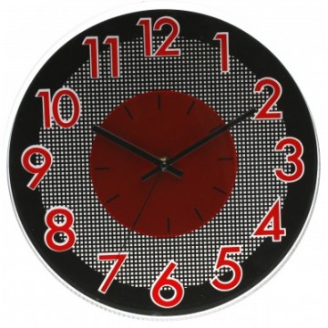Nástenné hodiny MPM, 3234.20 - červená, 30cm Nástenné hodiny MPM, 3234.20 - červená, 30cm