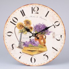 Nástenné hodiny HLC, Les Herbes de Provence, 34cm Nástenné hodiny HLC, Les Herbes de Provence, 34cm