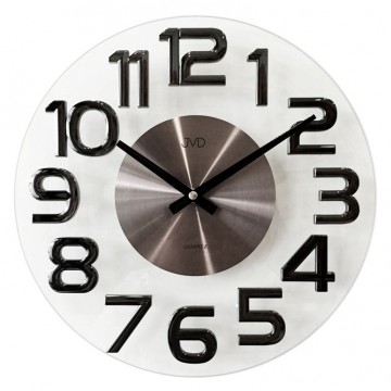 Nástenné hodiny JVD HT098.2 Antracit, 35cm Nástenné hodiny JVD HT098.2 Antracit, 35cm