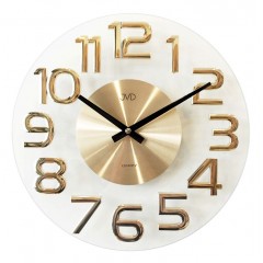 Nástenné hodiny JVD HT098.1 gold, 35cm