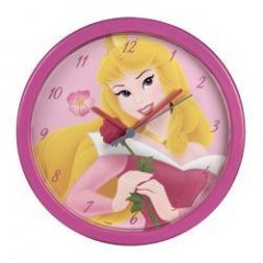 Nástenné hodiny Hama Princezná, ružová, 25cm