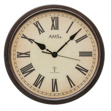 Nástenné hodiny 5977 AMS riadené rádiovým signálom 42cm