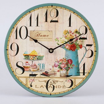 Nástenné hodiny HLC, Lavande, 30cm Nástenné hodiny HLC, Lavande, 30cm