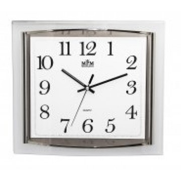 Nástenné hodiny MPM, 2442.00.SW - biela, 36cm