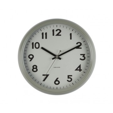 Nástenné hodiny KA5610GY, Karlsson, Badge, 38cm Nástenné hodiny KA5610GY, Karlsson, Badge, 38cm